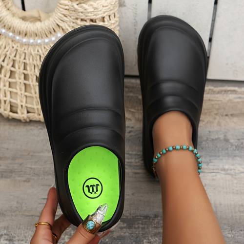 soft thick soled fashionable versatile eva unisex slippers casual and lightweight slippers women shoes