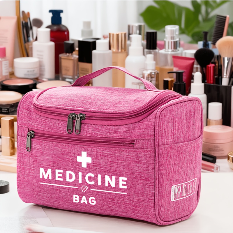 TEMU Cultivation Bag With Medical Cross Logo And Medical Bag, Large Capacity Hook-and-loop Large Cultivation Bag, Multi-compartment Organizer,