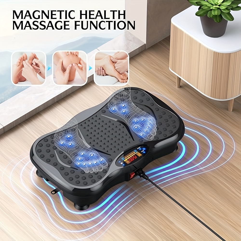 vibration plate exercise machine for     health full body workout platform with 99   levels quiet shaking technology portable design for home gym muscle toning burner 330lbs capacity gifts for   Product details 1