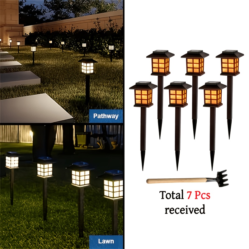 TEMU This Solar Outdoor Light Is In 3 Sizes: 25/13/7. With An Ip54 And Dustproof Rating, Its Led Warm White Light Delivers Up To Of . Suitable For