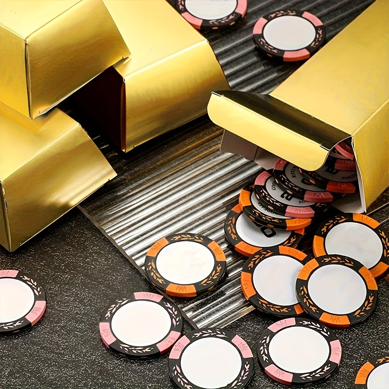 

24pcs Party Favor Boxes In The Shape Of Gold Bars Shiny Metallic Paper, Ideal For Treats And Decorations Perfect For Party Themed Events