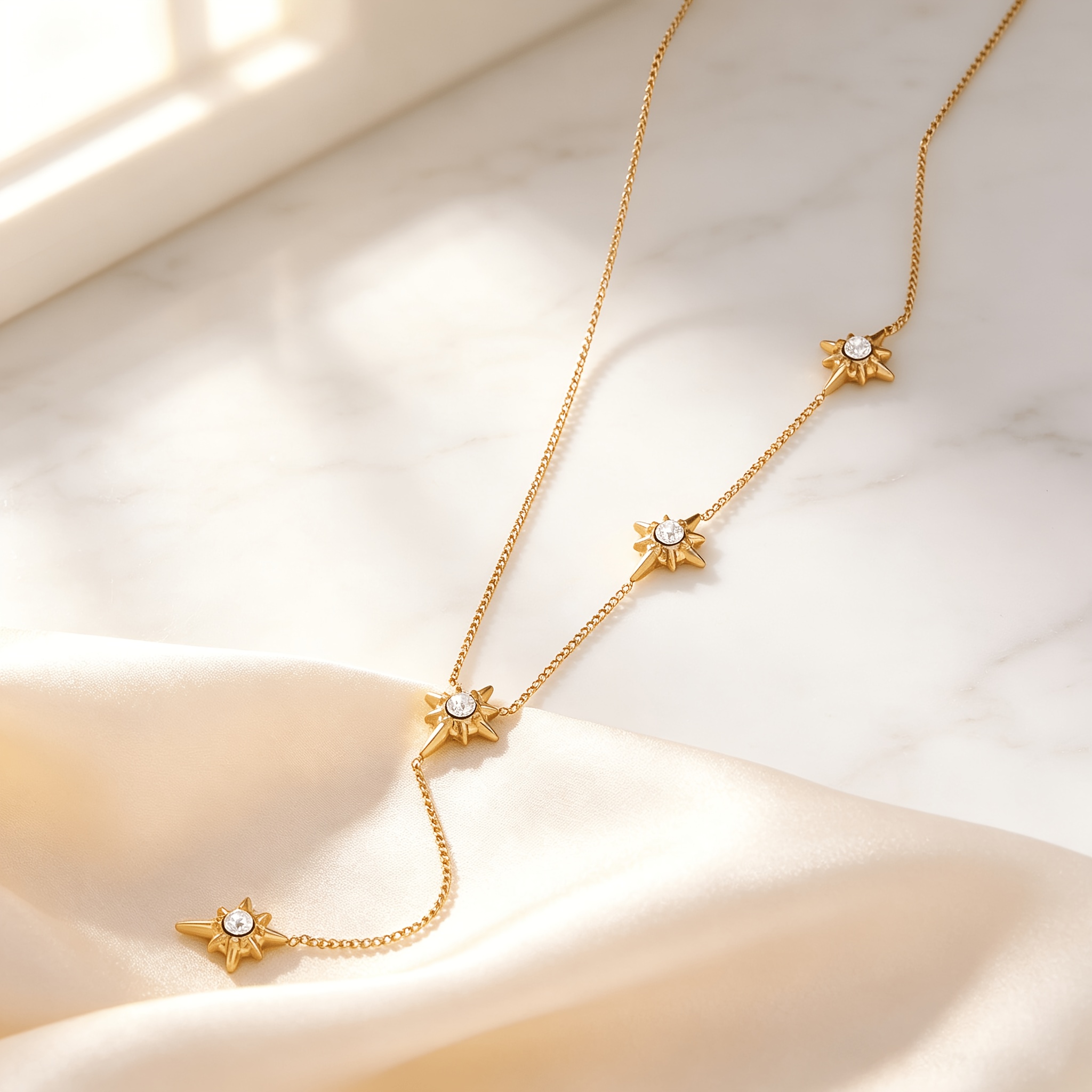 Women's Light-Luxury Octagonal Pendant Necklace, Comfortable Wear