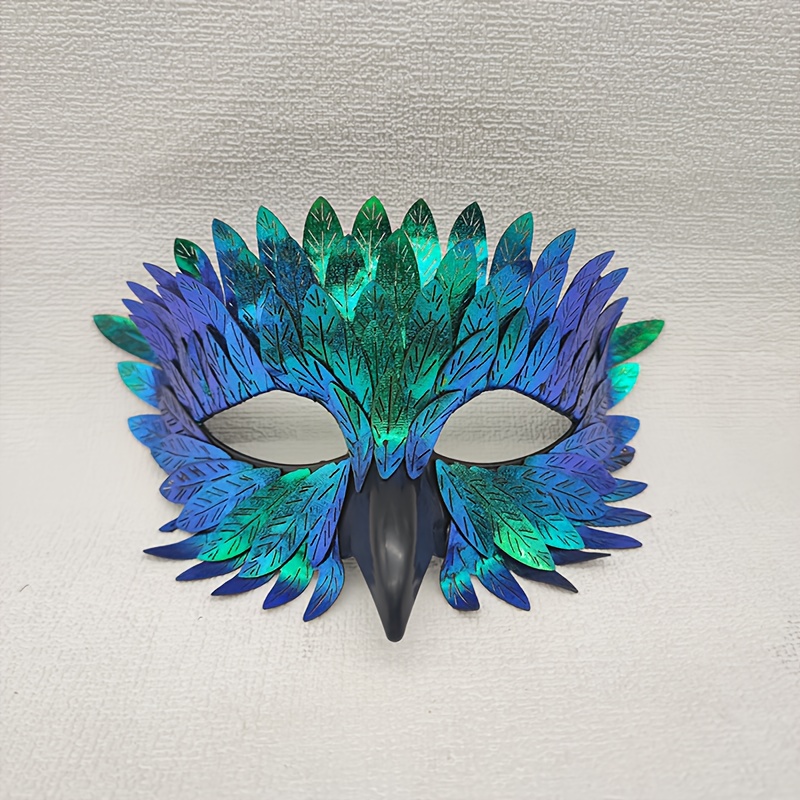Colorful Gradient Head Masks For Carnival Masquerade, Halloween Costume Additions, Animal Theme, Made Of Polypropylene, No Power Source Required