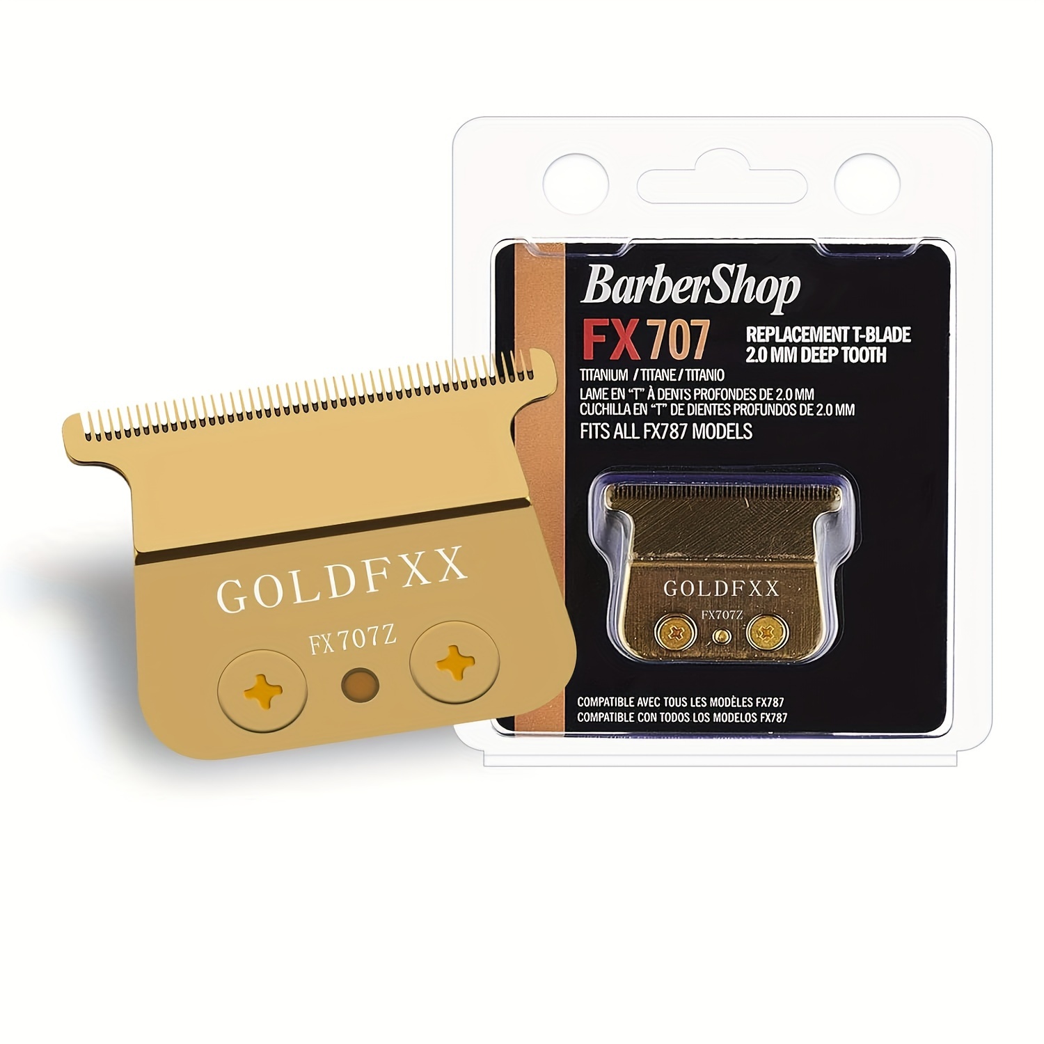 

Premium Metallic Finish Fx Replacement Blade For Trimmers - Suitable For Fx787, Fx726 & Fx707z Models - Ideal For Facial Hair Grooming