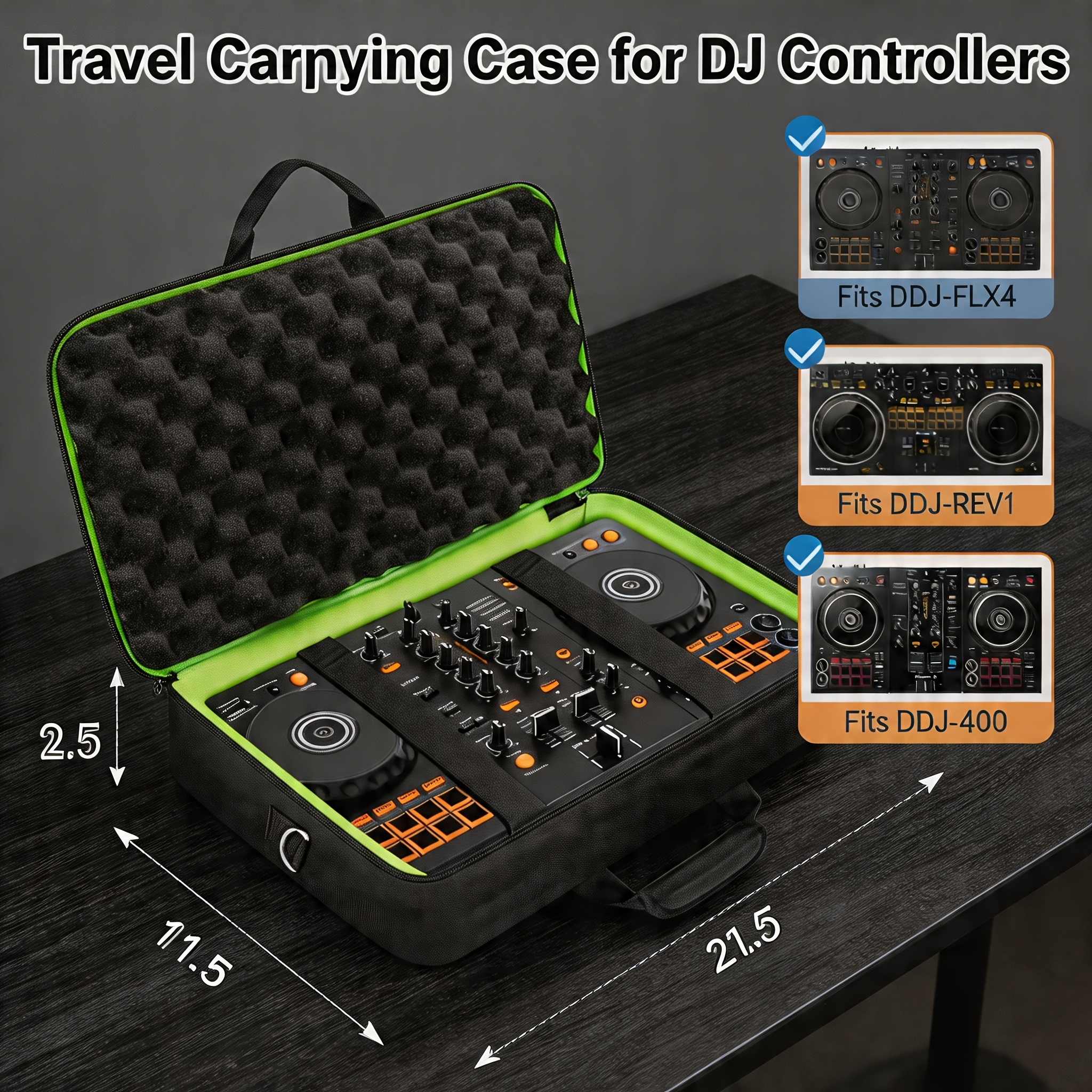 holiday dj controller case ddj 400 1 padded large - Temu
