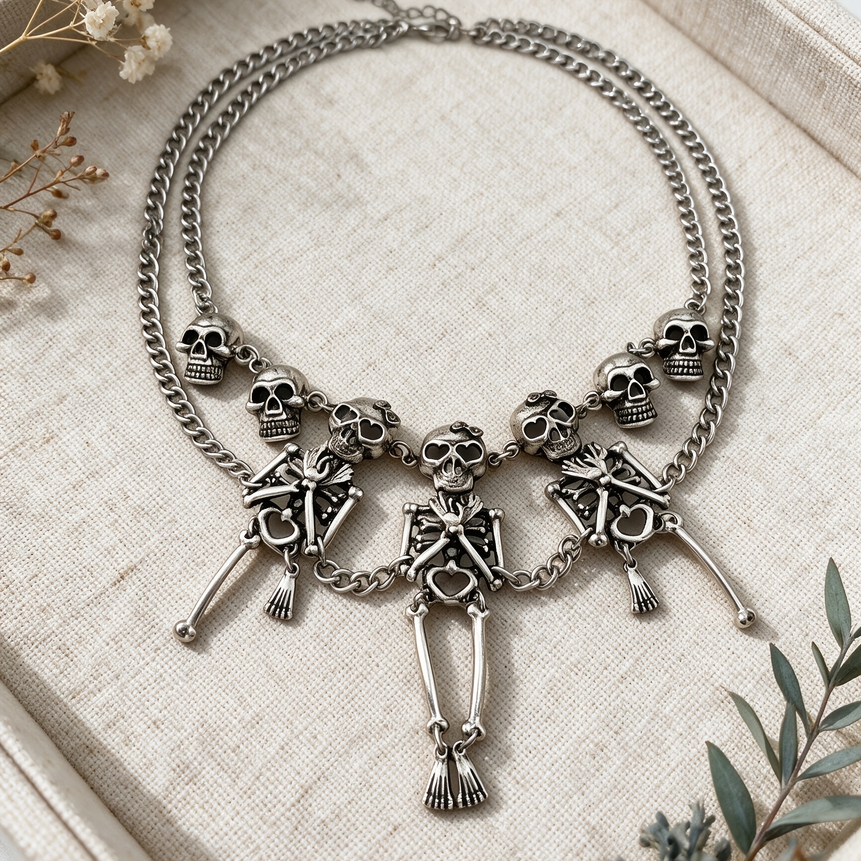 Vintage Cartoon Dragon Pendant Necklace