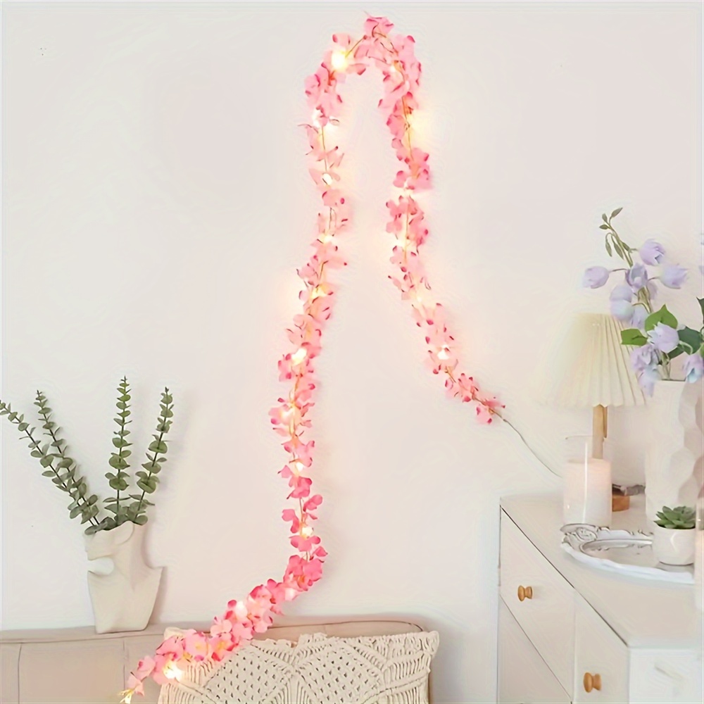 1roll led cherry   string lights 2m 6 56ft 20 leds battery powered warm white fairy lights for birthday party wedding ramadan new year christmas festival decoration battery not included eid al adha mubarak details 4