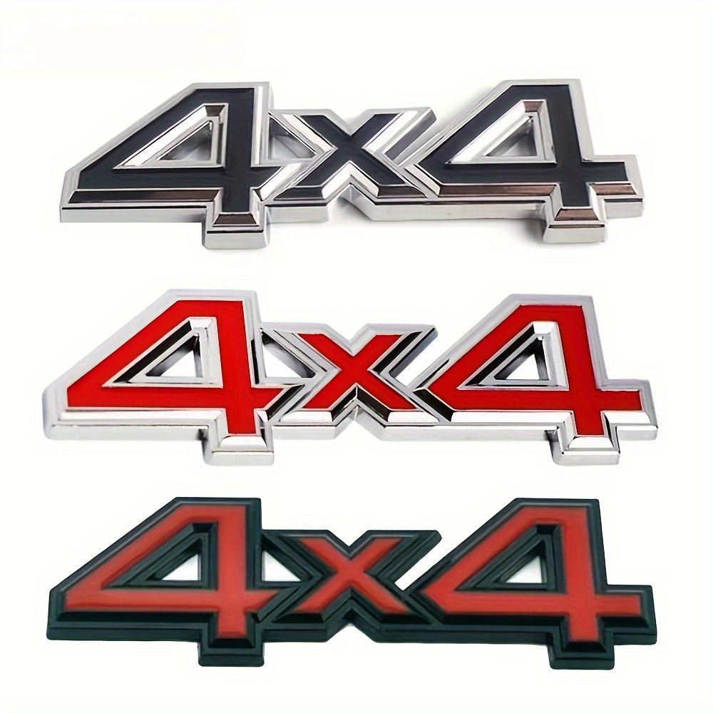 

3d Emblem - Waterproof, Fade-resistant 4wd Car Badge With Application