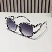 large cat eye sunglasses for women men semi rimless y2k fashion gradient lens sun shades for beach party prom details 3