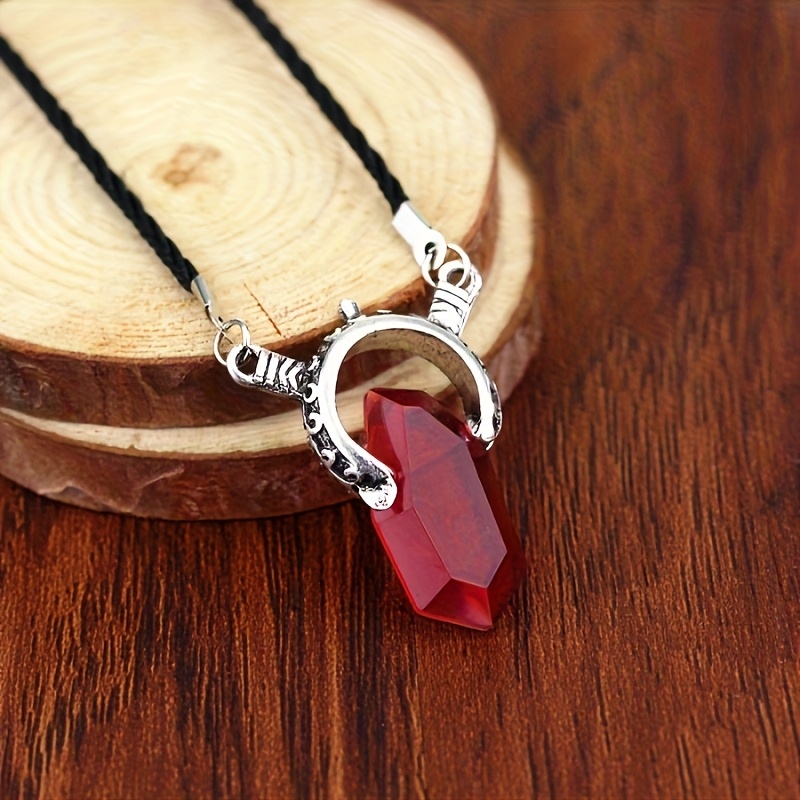 medieval pendant necklace heavy duty alloy resin mosaic Temu