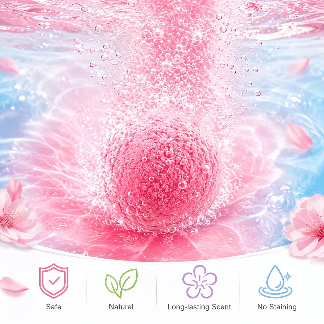 Bath Bombs Gift Set, 64pcs Individually Wrapped Bath Salt Bombs