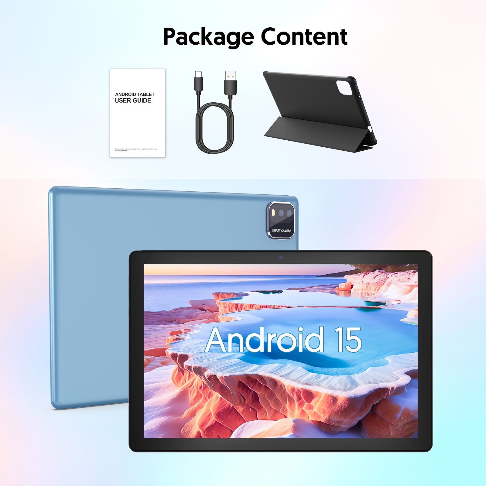 2025 tablet   15 tablets with 64gb rom 3 9 gb   1tb expand 2in 1 10 inch tablet with options keyboard   stylus pen powerful   core 5g wifi 6 6000mah 2mp 8mp   1280 800 fhd ips screen