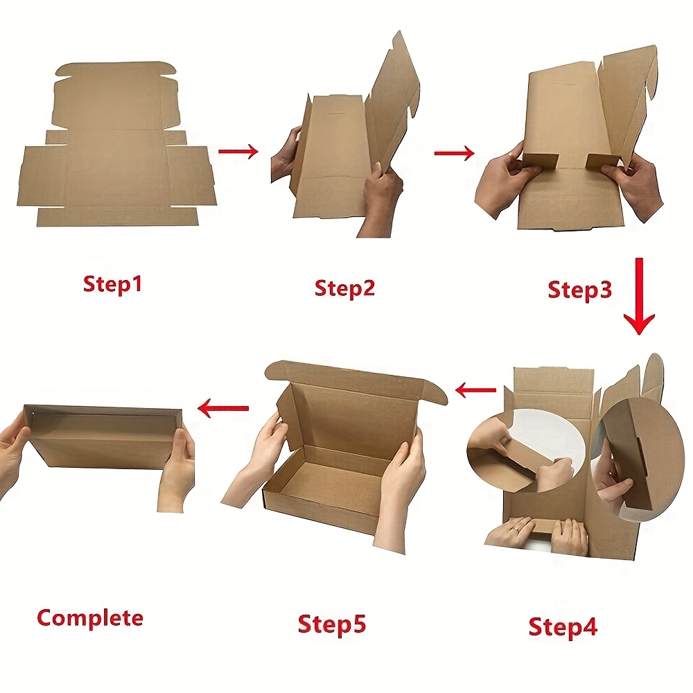 12pcs size 30 20 10  8 7 87 3 93inch medium brown gift box     suitable for small businesses as packaging mailers Product details 7