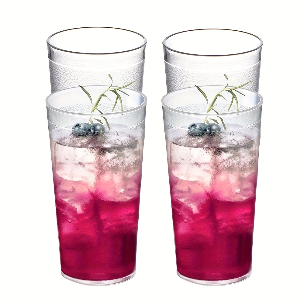 16 ounce plastic tumblers set 8 plastic drinking glasses - Temu
