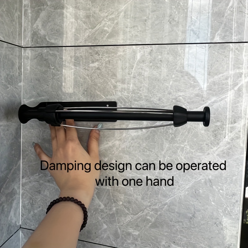 TEMU Porta pañuelos colgante fácil de con función de absorción de impactos, soporte de pañuelos de acero inoxidable para montaje en pared, adecuado