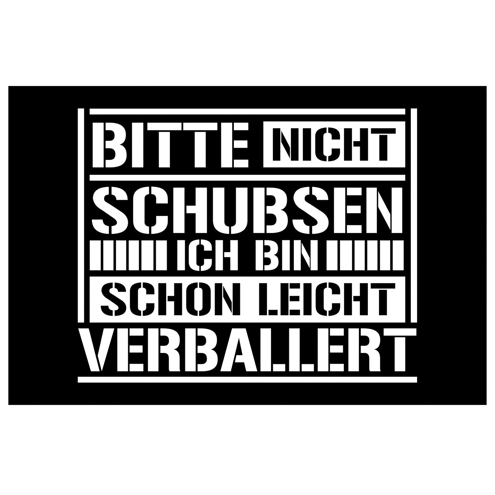 E-shop Rahmenlose Deutsche Techno-Musik Leinwandposter - 12x18 Zoll Kühne -Typografie, Hochwertiger Leinwanddruck, Moderne Minimalistische