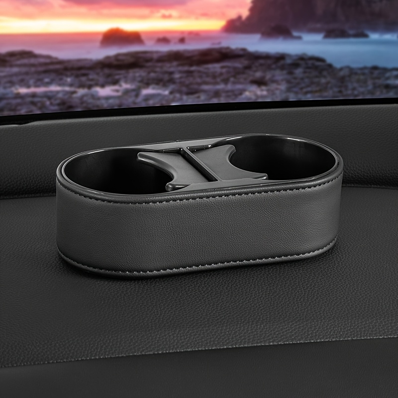 TEMU Multi-functional Car Dashboard Cup Holder & Storage Box - Extra Large, Thickened, Durable, Creative &