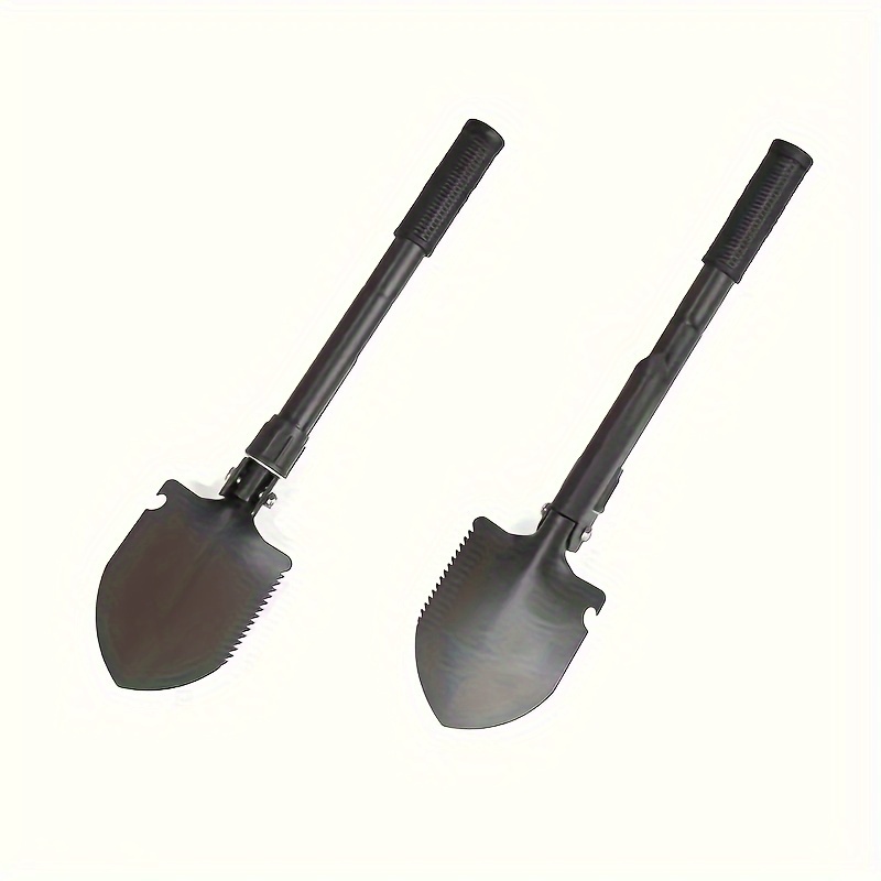 multi function folding trowel mini outdoor camping tool metal portable compact survival shovel with spade for gardening hiking backpacking details 0