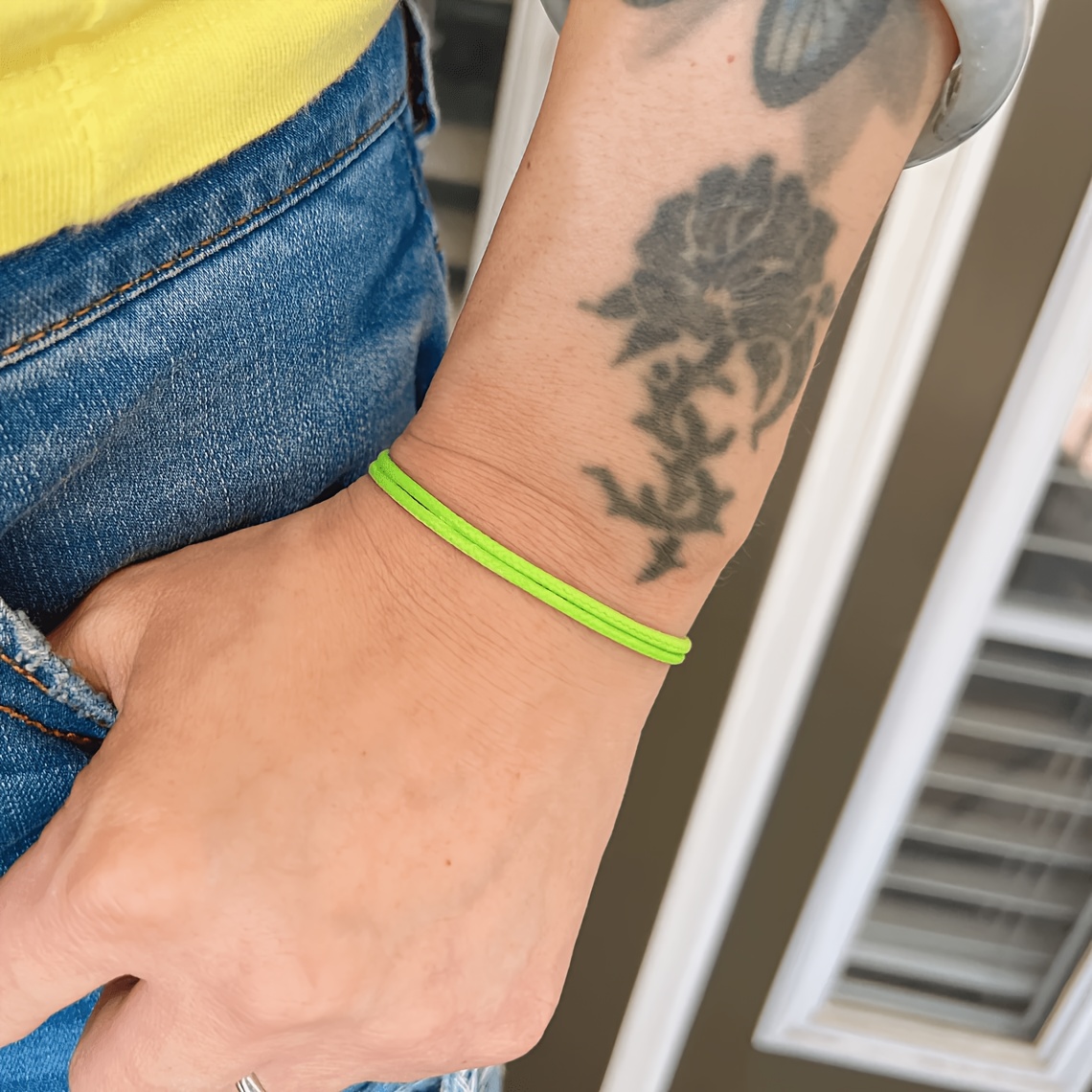 4 Pack Handmade Adjustable Wax Cord Surf Bracelets