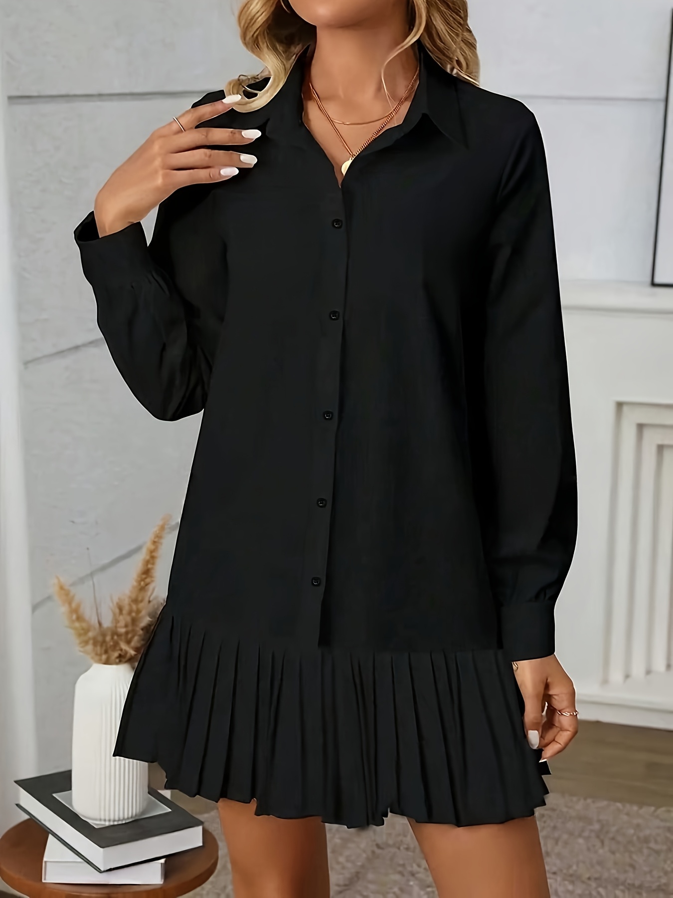dress hide tummy sold on Temu New Zealand