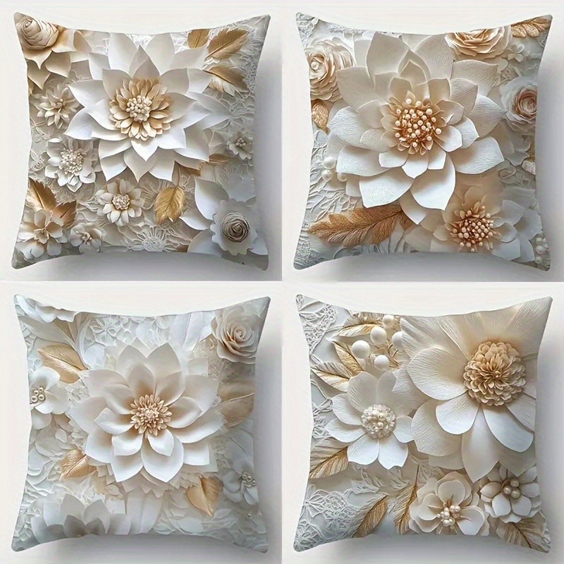 

4pcs, Pillowcase, The Are And . The Is Of And , A . The Size Is , And , The For Sofa Decoration,