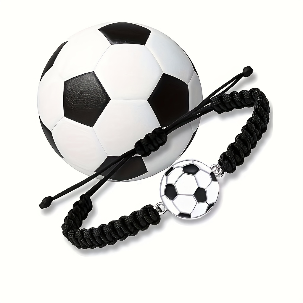 Men' & Women' Bracelet Suitable For - Sporty Football Gift For Matches, Tournaments, Birthdays & New Year - Wear For Sports Enthusiasts, (no Coating)