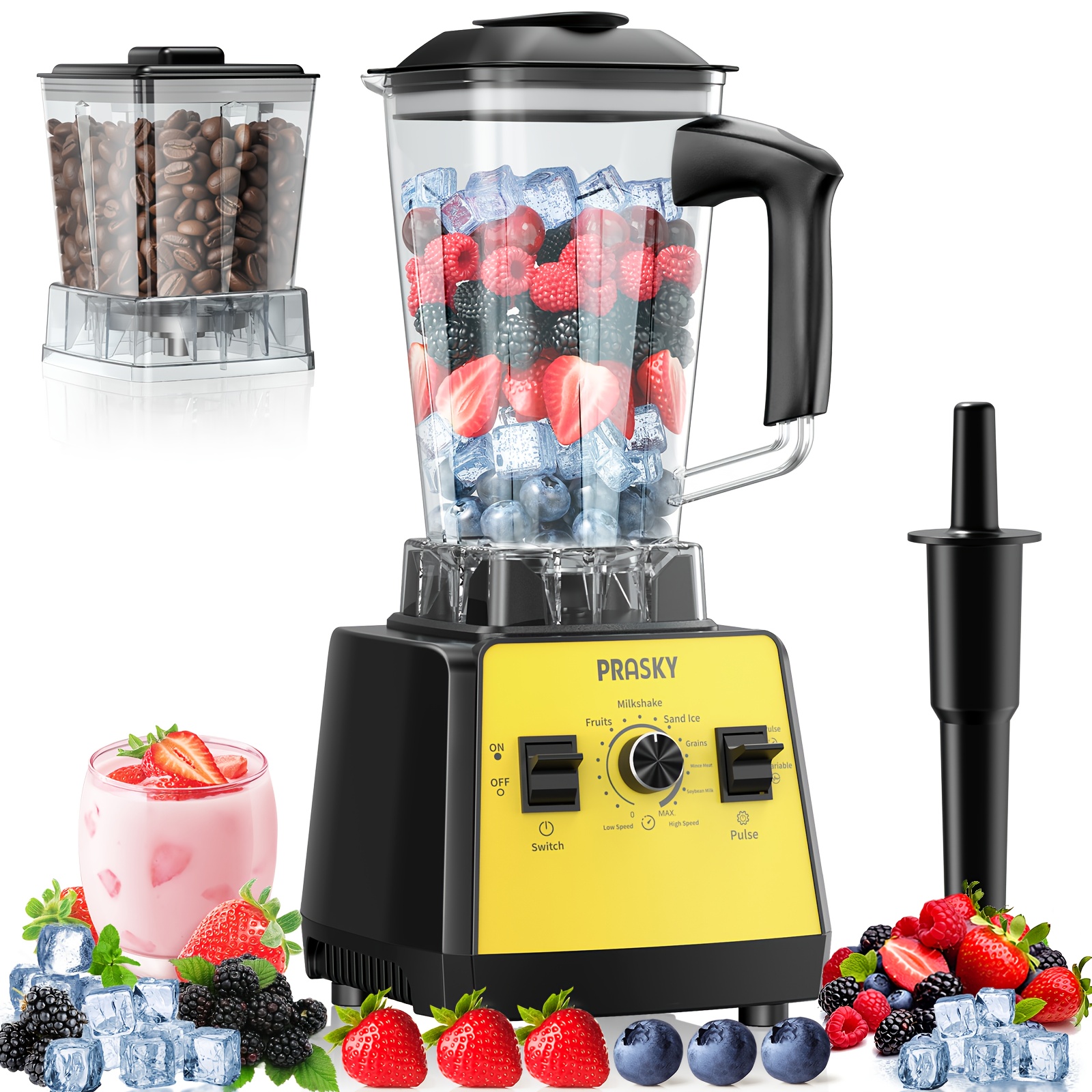 Professional Food Processor Blender, Smoothies Blender, Max.2400W... product image 13