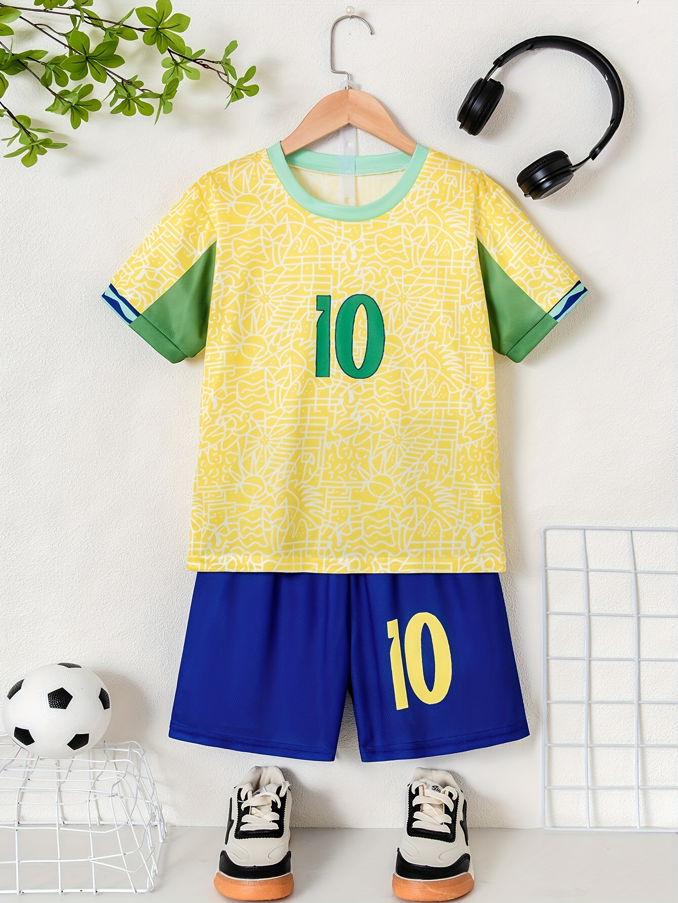 ensemble football personnalisé enfants tendance Temu Switzerland