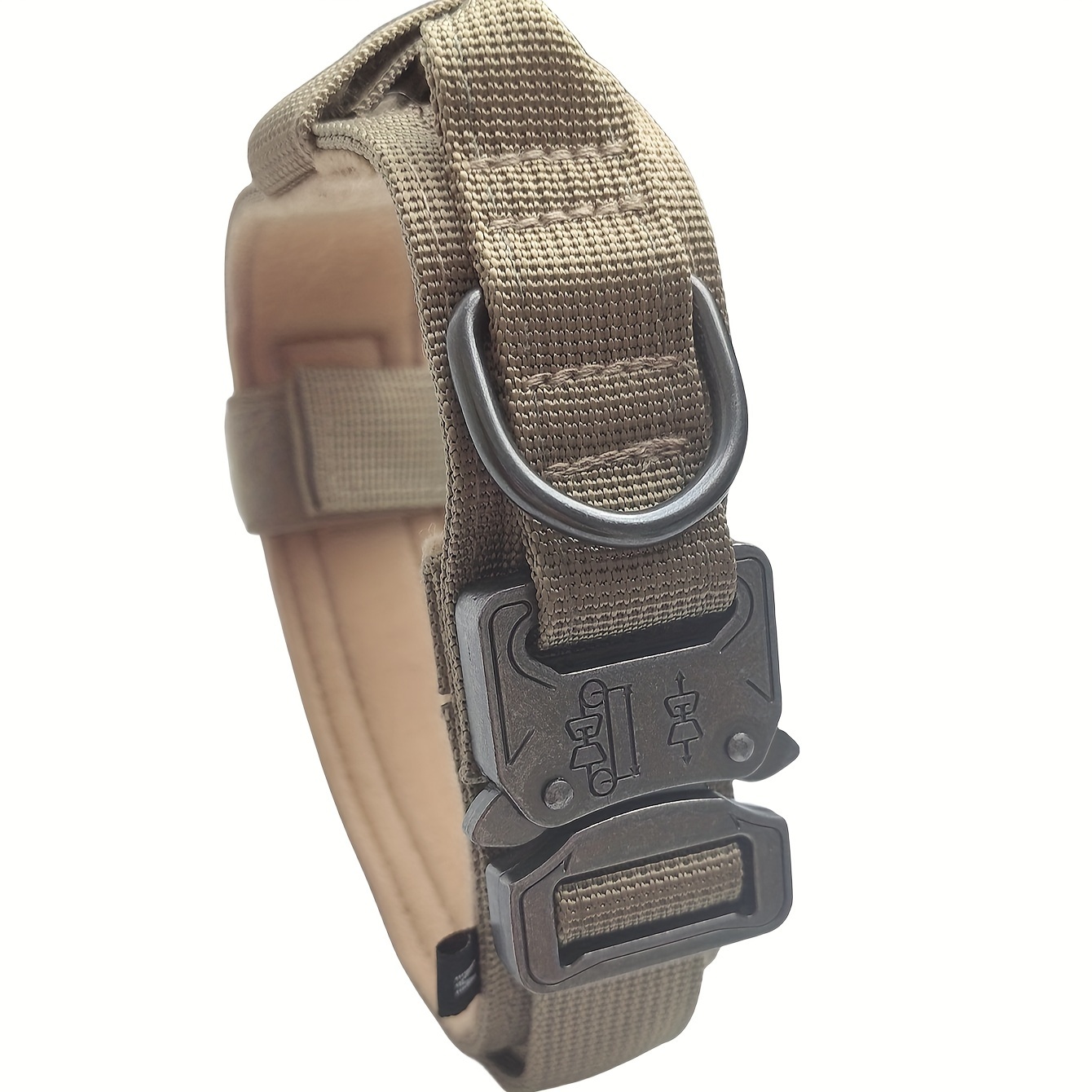Tactical Adjustable Dog Collar with Hand-Held Lead