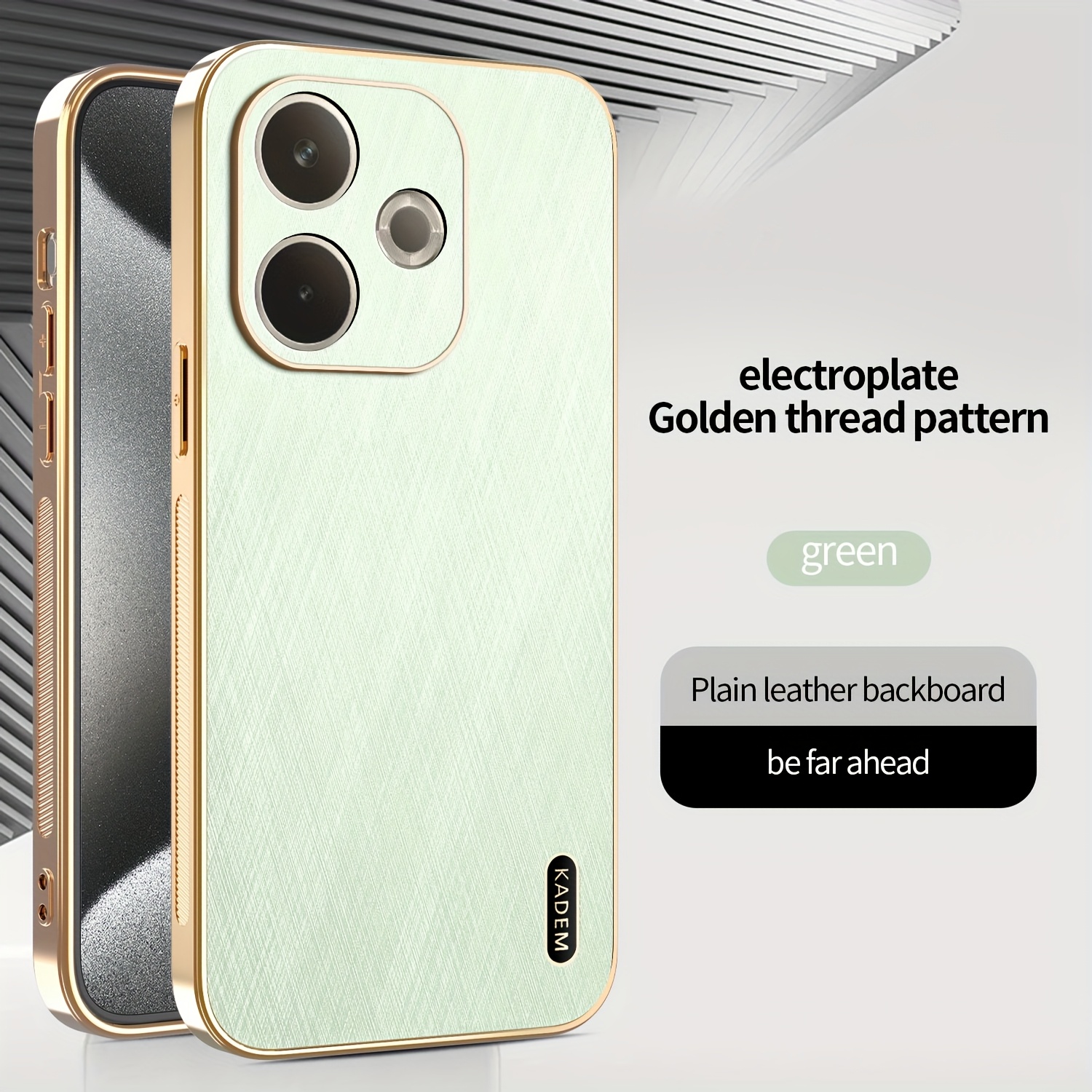 TEMU Phone Case - Luxury High-end Texture Phone Case For Oppo A5pro 5g, Full Coverage Lens Protection, Ultra-strong Anti-drop Men's And Women's
