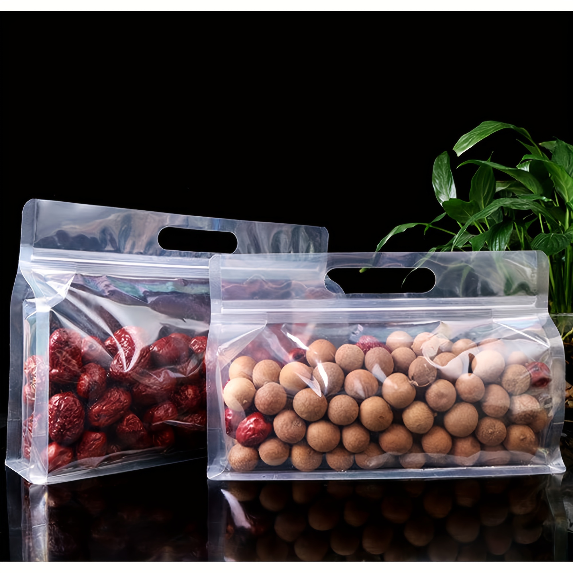 

50pcs Standing Bag - , For And Tea - , Plastic Bag For Storing , For , , , Etc. - For Organization