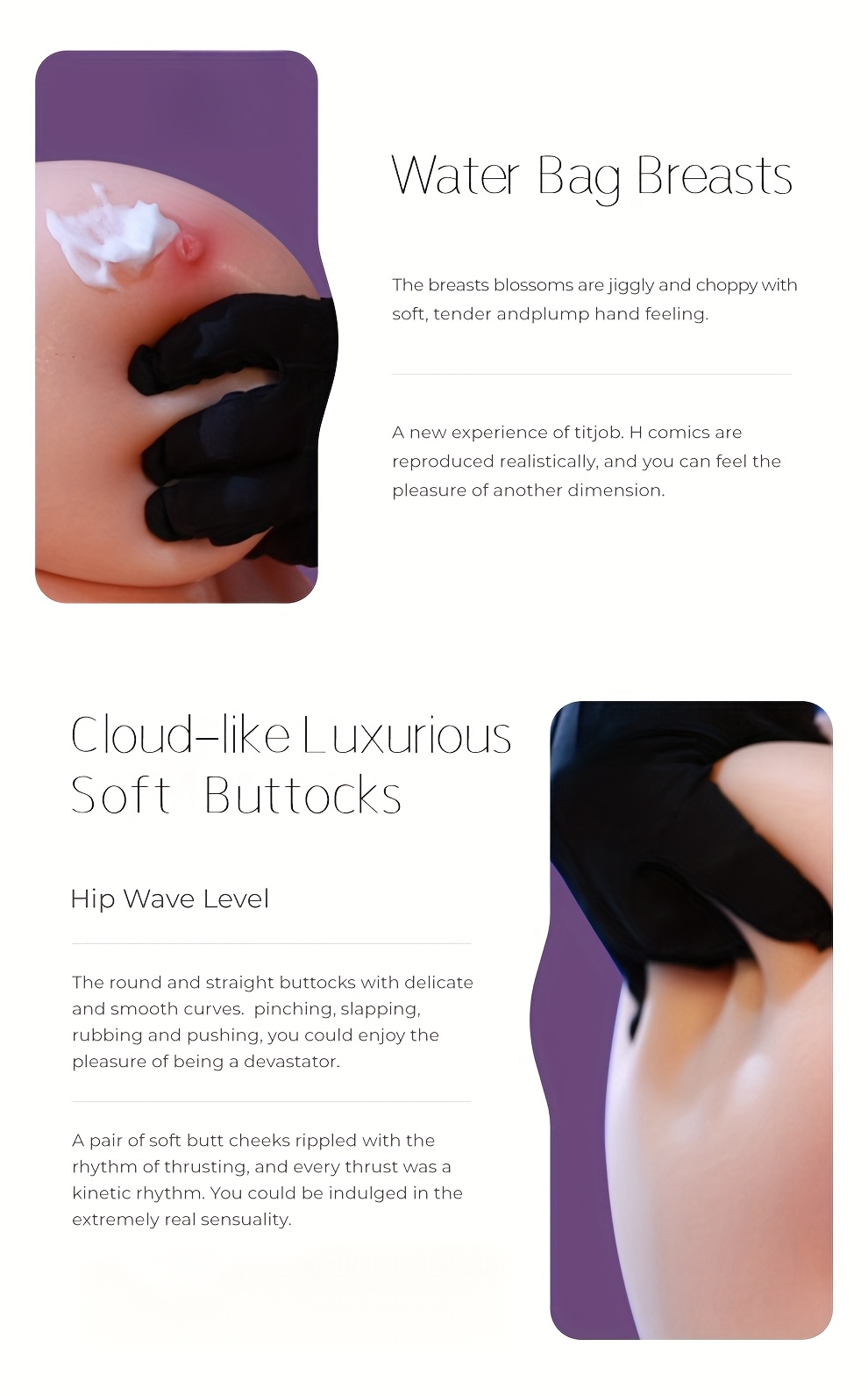 Standing Sex Doll, Realistic Sex Doll, Beautiful Woman Face, Charming Eyes, Adult Size Silicone Sex Doll, TPE Jelly Chest Love Doll, 3-in-1 Hole Male Masturbation Device, Convenient Physical Masturbation Waterproof Doll