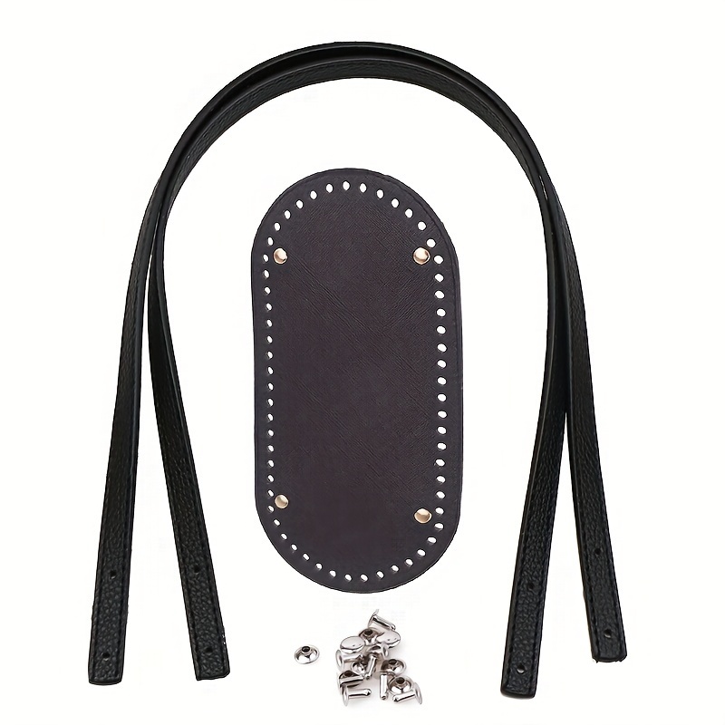 3pcs Knitted Bag Bottom Strap Accessories Diy Handmade Knitted Bag Handle Strap Handmade Knitted Bag Shoulder Strap, Diy Wallet Making