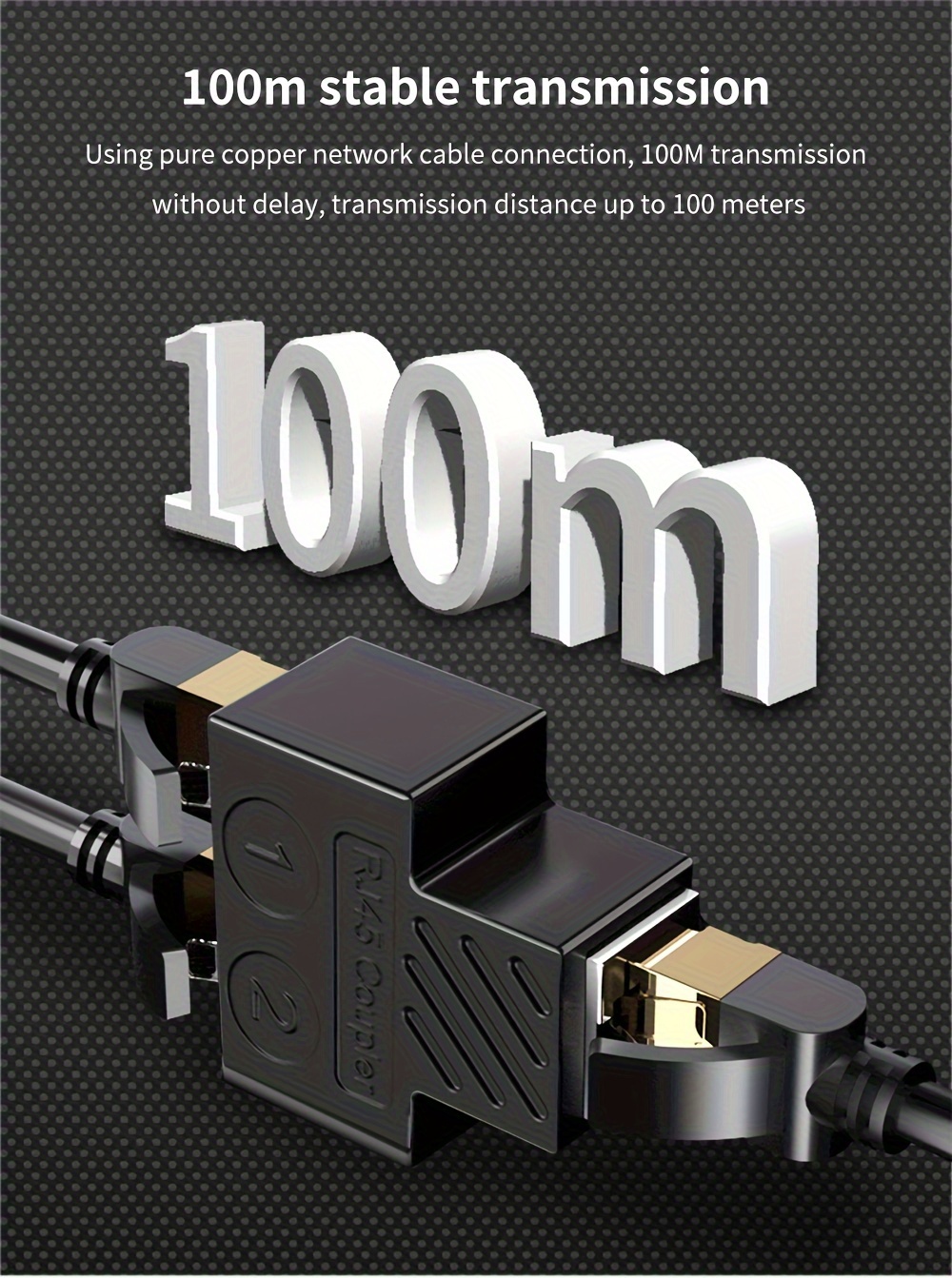 TISHRIC NOUVEAU Adaptateur de port Ethernet réseau d'extension 1 à 2, connecteur de câble réseau RJ45, coupler RJ45, adaptateur de répartiteur réseau, ports
