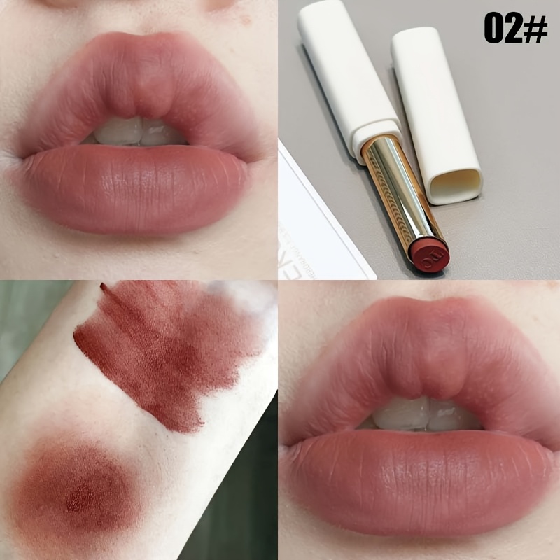 Image of Herorange~ Slim Matte Velvet Lipstick Moisturizing Cream Lip Glaze Non-fading Lip Gloss Christmas Gift Valentine's Day Gift Contains Plant Squalane