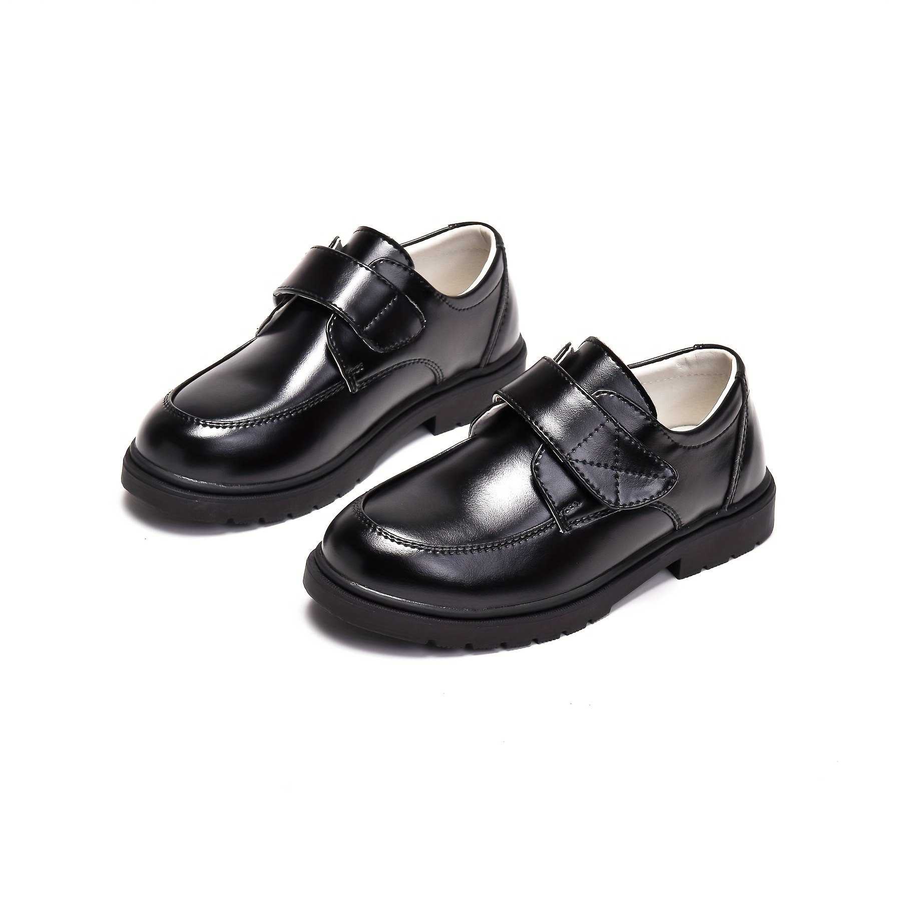 boys school shoes soft sole performance new style black flower boy shoes british student childrens shoes