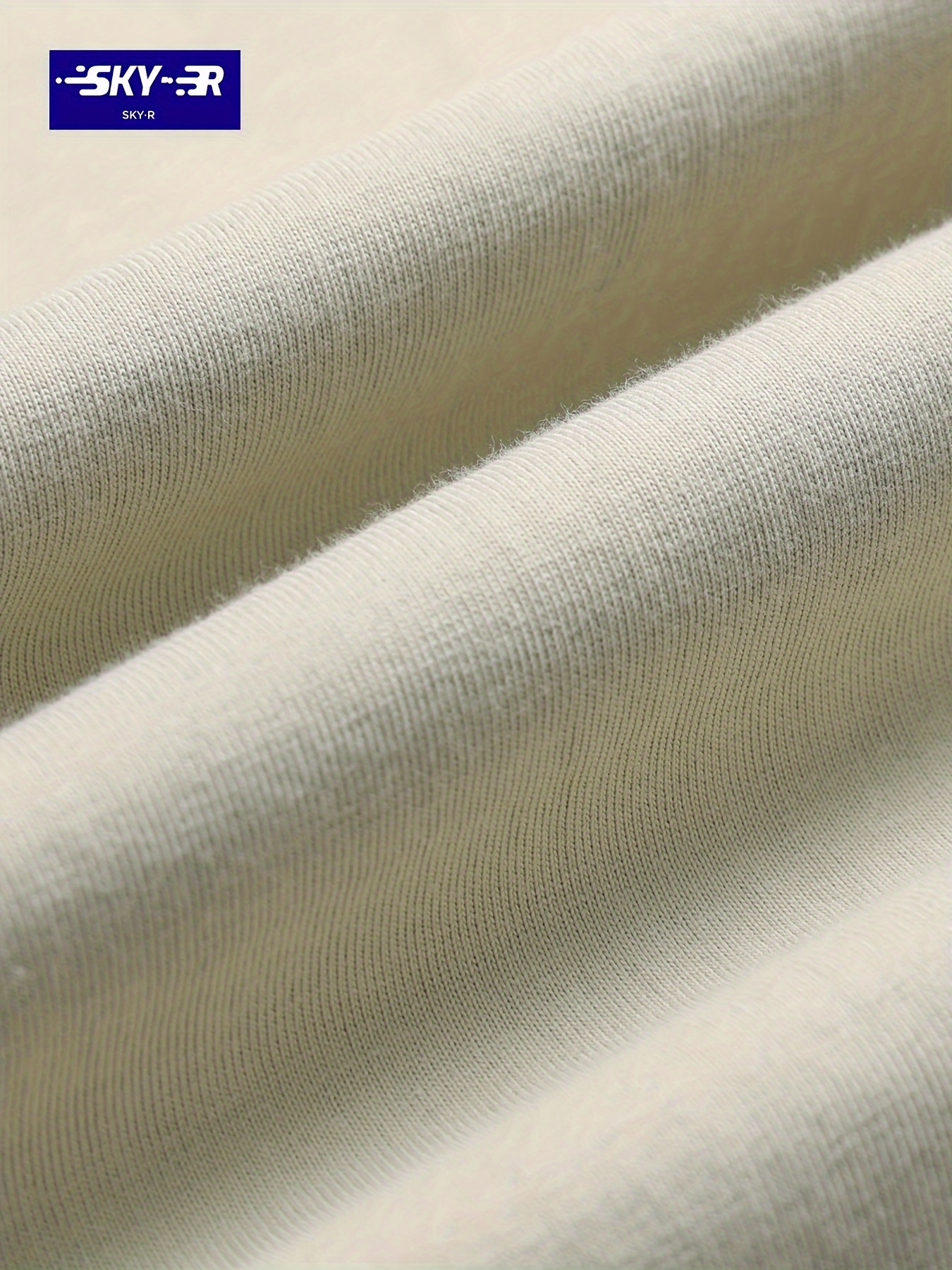 SKY?R Brand Cartoon Print Casual Summer Crew Neck Short Sleeve Drop Shoulder Loose Fit Cotton T-Shirt