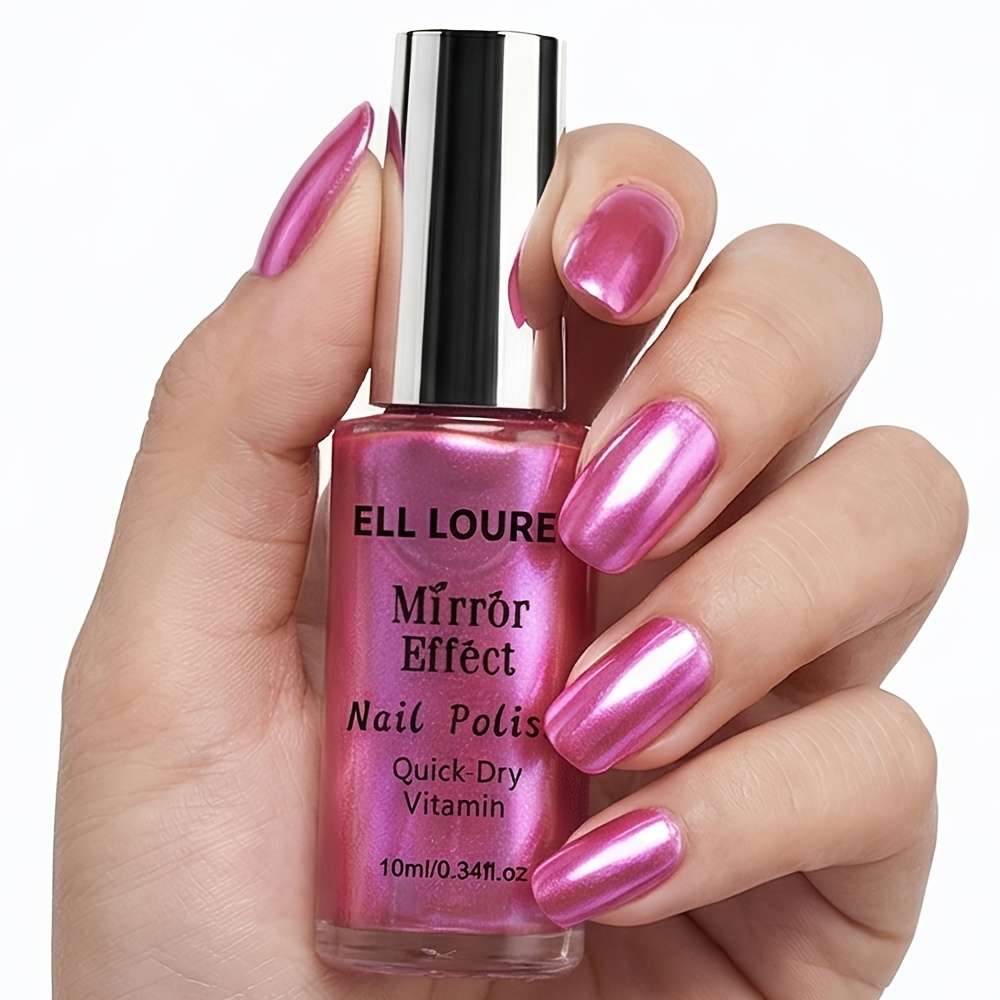   nails salon   rose pink nail polish is alcohol free quick drying smooth in texture forms a strong film covers nail   and offers long lasting   its compact and easy to carry