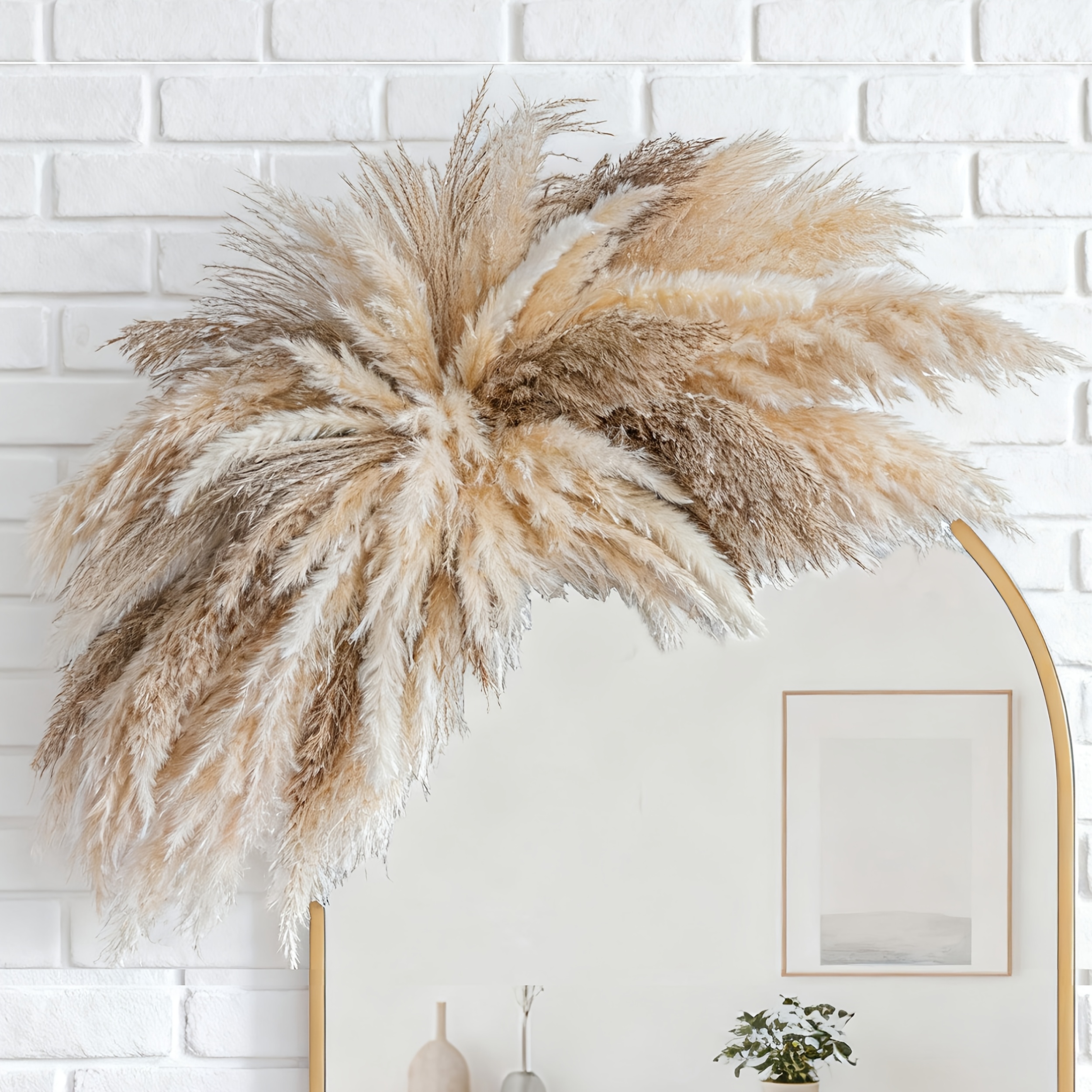boho pampas grass sold on Temu United States