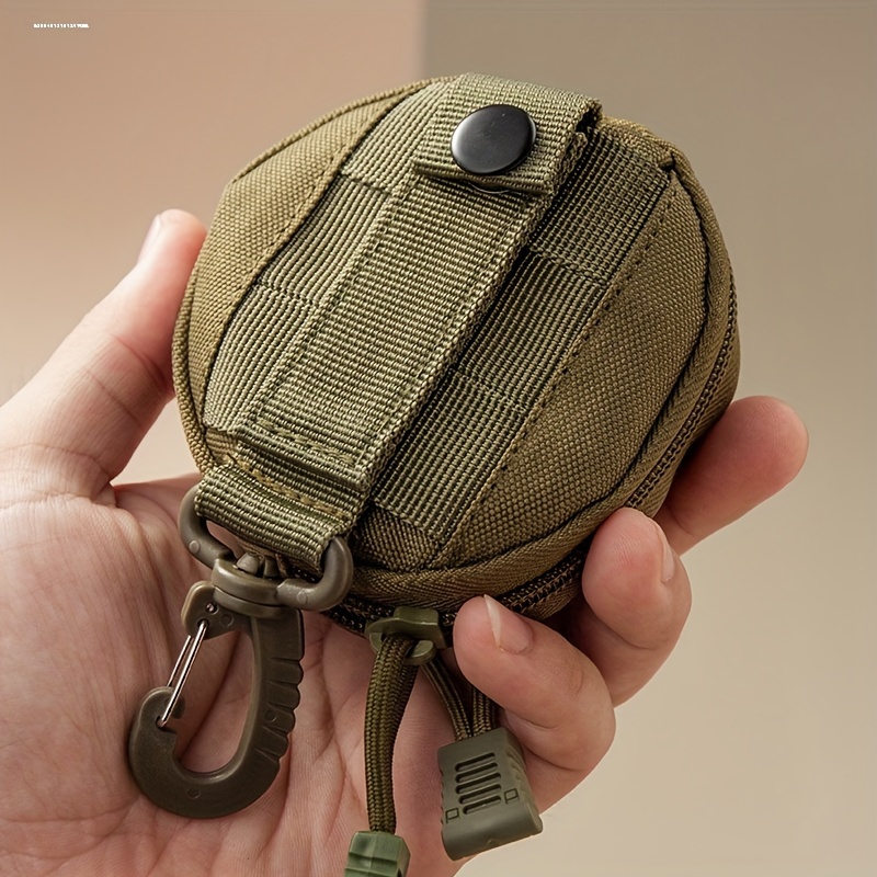 

Compact Tactical Edc Pouch - Nylon, Water-resistant, Molle Compatible For Outdoor & Indoor Use - Ideal For Keys, Coins, And Gadgets