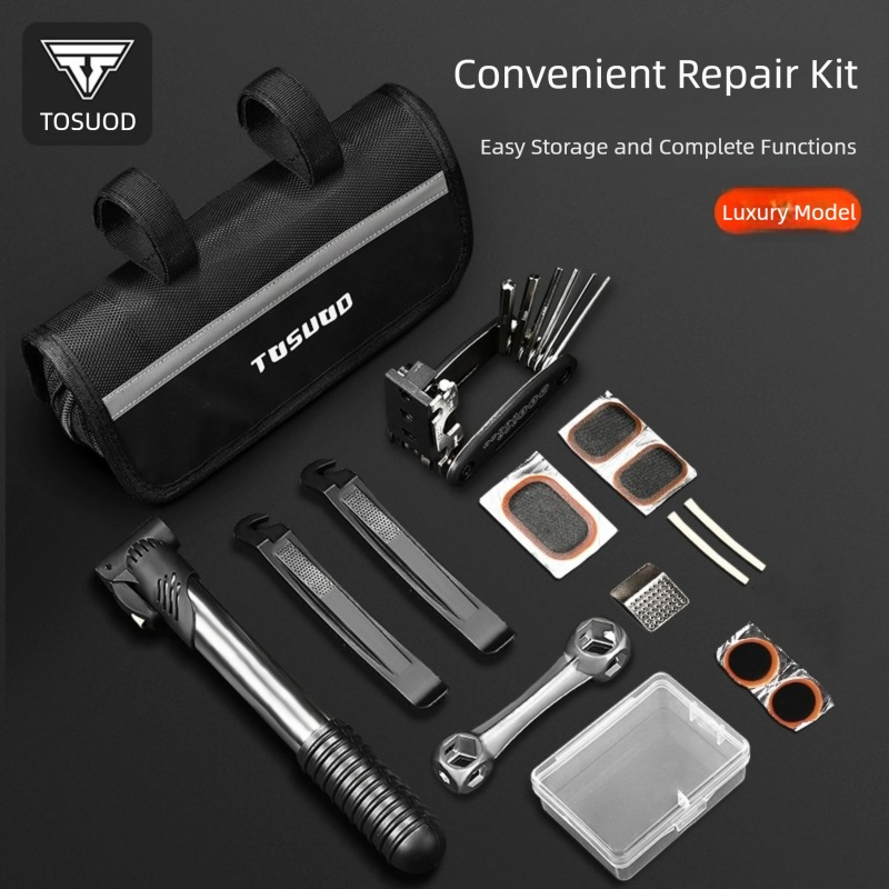 Self-adhesive Tire Repair Tool Kit, Suitable For Road Bikes -