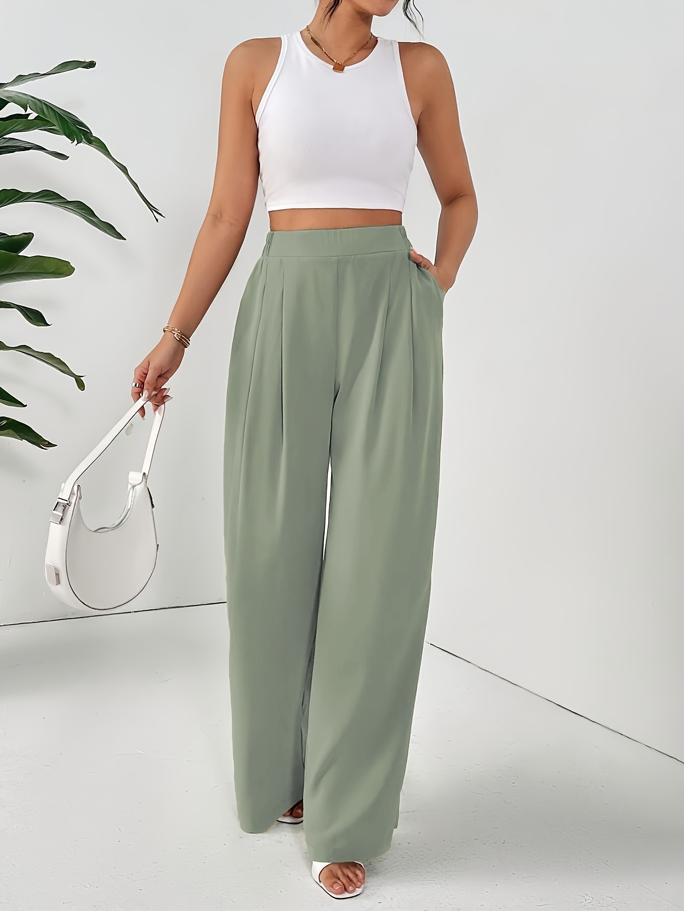 chinese dress ladies Silverts Senior Women's Pull-On Gabardine Pant