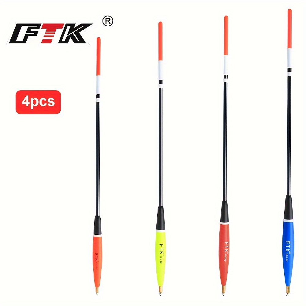 Ftk 4pcs Fishing Float Long Distance Buoy Bobber Fir Carp Fishing Float Bobber