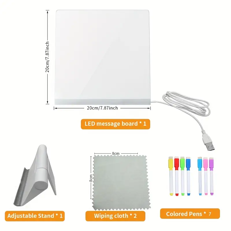 interactive glow in the dark whiteboard with warm color led lighting usb powered space themed art display for young artists drawing writing and creative whiteboard creative play display durable construction Product details 6