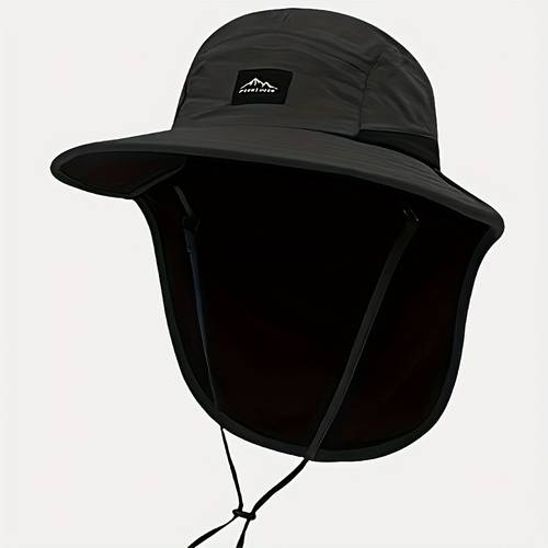 1pc unisex wide brim quick drying panama caps outdoor visor bucket hats mesh breathable dad hat with neck flap fisherman cap