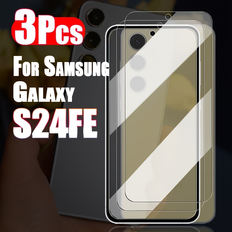 

3pcs Tempered Glass For S24 Fe Screen Protector Film