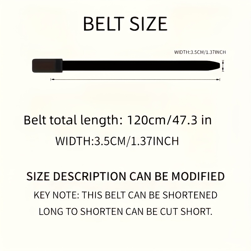York Pattern Men's Woven Belt with Automatic Buckle