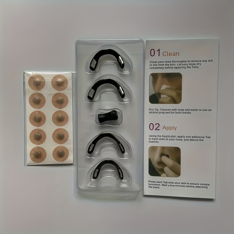 Set of Sports Nasal Patches 30pcs/60pcs - Improved Oxygen Flow, Sweat-Proof and Breathable, Respiratory Assistance Patch for Fitness and Running, Portable Nasal Patch without Power Source, Unisex