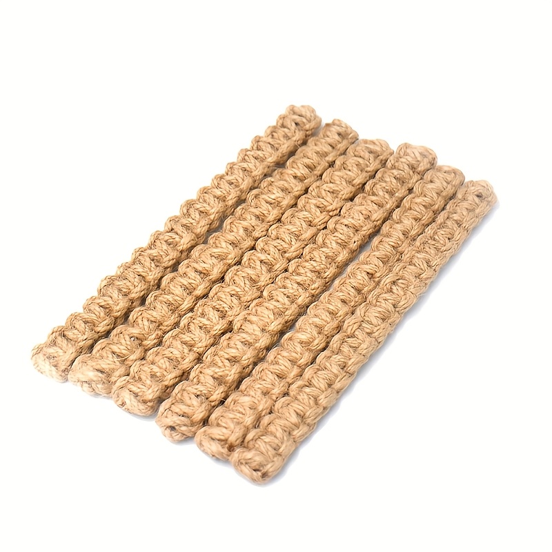 TEMU 1/2/4/6pcs Attaches-rideaux Tressées à en Corde de avec Pompons - Supports de Fenêtre Bohèmes en Fibre Naturelle pour Chambre, Salon & Décor
