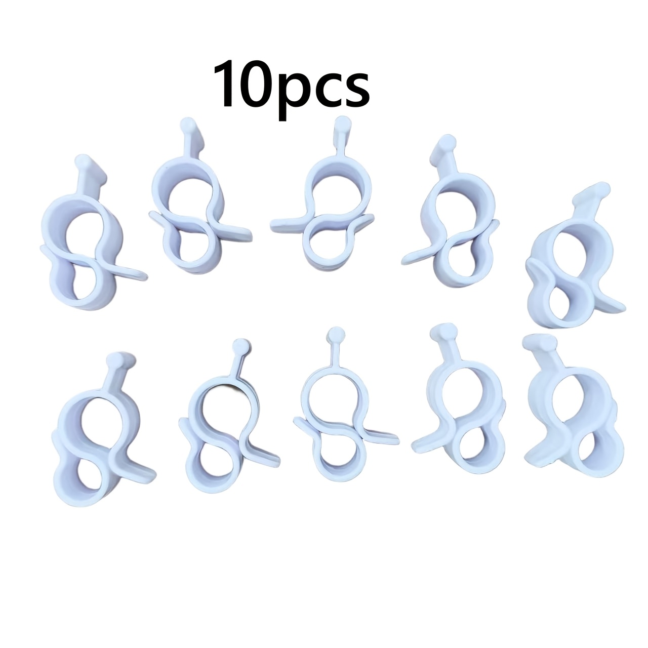 Image of 10pcs/20pcs Rv Awnings Clips, Universal Fit For /trailer Rope Lights, Sunshades, Rv Awnings Light Clips, Awnings Light Clips, Awnings Clips For Lights